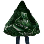 Personalised All Green New Zealand Darts Cloak Aoteroa Fern Maori Galaxy Style - Aussie Hoodie