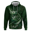 Personalised All Green New Zealand Darts Hoodie Aoteroa Fern Maori Galaxy Style