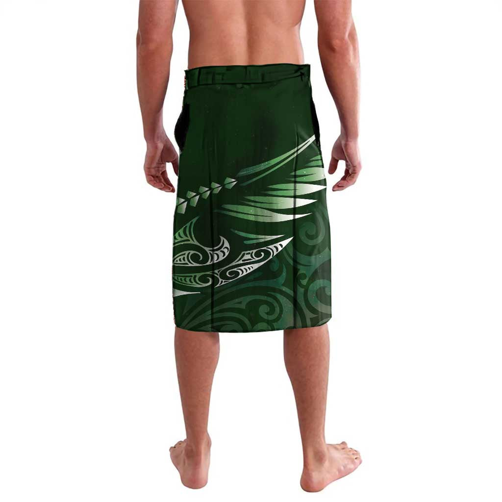 Personalised All Green New Zealand Darts Lavalava Aoteroa Fern Maori Galaxy Style