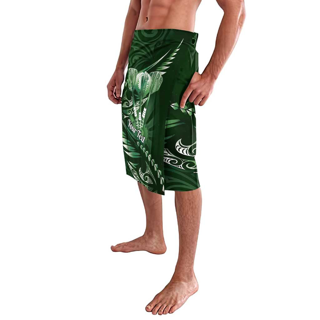 Personalised All Green New Zealand Darts Lavalava Aoteroa Fern Maori Galaxy Style