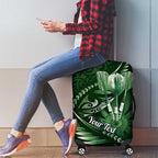 Personalised All Green New Zealand Darts Luggage Cover Aoteroa Fern Maori Galaxy Style