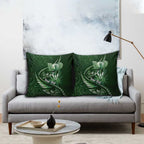 Personalised All Green New Zealand Darts Pillow Cover Aoteroa Fern Maori Galaxy Style - Aussie Hoodie
