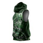 Personalised All Green New Zealand Darts Sleeveless Hoodie Aoteroa Fern Maori Galaxy Style - Aussie Hoodie