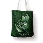 Personalised All Green New Zealand Darts Tote Bag Aoteroa Fern Maori Galaxy Style - Aussie Hoodie