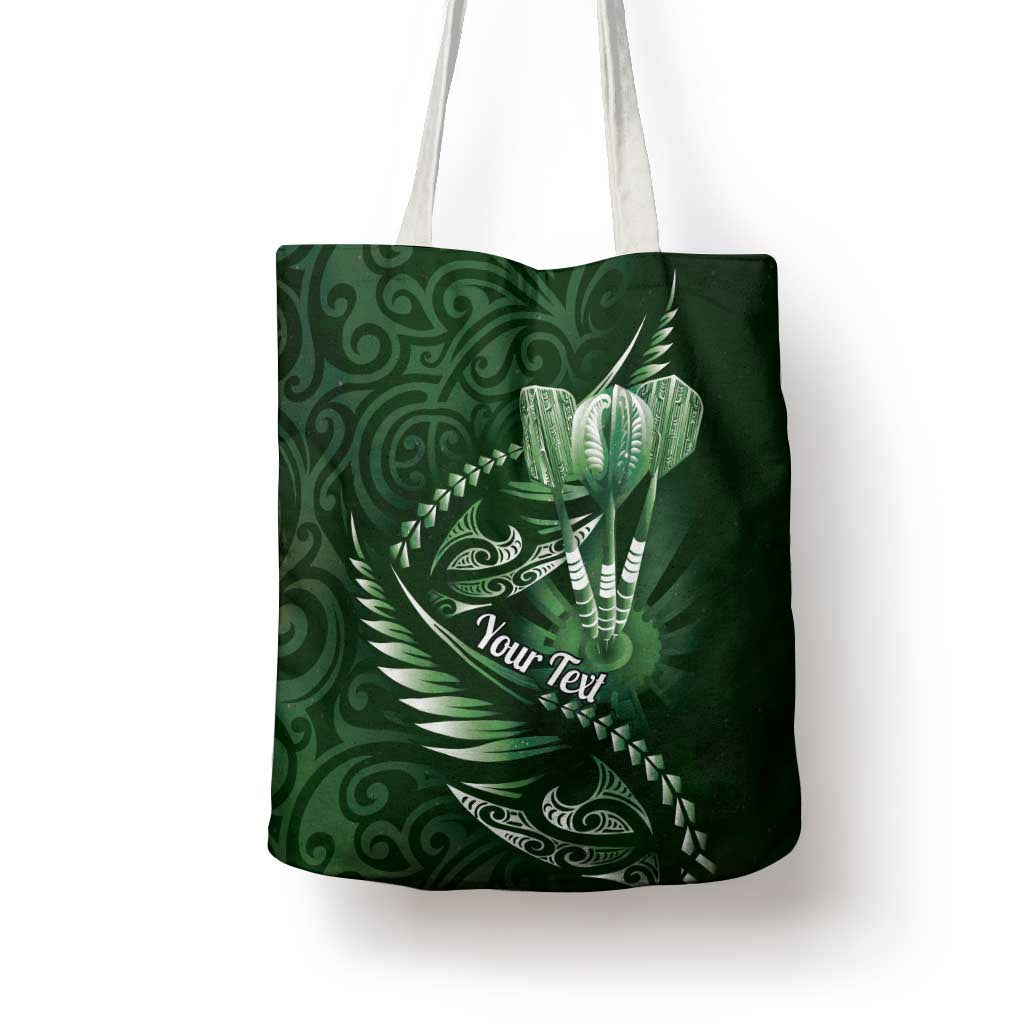 Personalised All Green New Zealand Darts Tote Bag Aoteroa Fern Maori Galaxy Style - Aussie Hoodie
