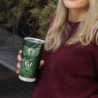All Green New Zealand Darts Tumbler Cup Aoteroa Fern Maori Galaxy Style