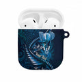 Personalised All Blue New Zealand Darts AirPods Case Aoteroa Fern Maori Galaxy Style - Aussie Hoodie