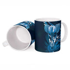 All Blue New Zealand Darts Ceramic Mug Aoteroa Fern Maori Galaxy Style - Aussie Hoodie