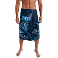 Personalised All Blue New Zealand Darts Lavalava Aoteroa Fern Maori Galaxy Style