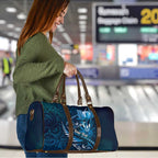 Personalised All Blue New Zealand Darts Travel Bag Aoteroa Fern Maori Galaxy Style - Aussie Hoodie