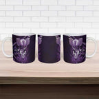 All Purple New Zealand Darts Ceramic Mug Aoteroa Fern Maori Galaxy Style - Aussie Hoodie