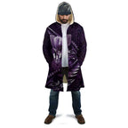 Personalised All Purple New Zealand Darts Cloak Aoteroa Fern Maori Galaxy Style - Aussie Hoodie