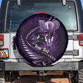 Personalised All Purple New Zealand Darts Spare Tire Cover Aoteroa Fern Maori Galaxy Style