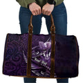 Personalised All Purple New Zealand Darts Travel Bag Aoteroa Fern Maori Galaxy Style - Aussie Hoodie