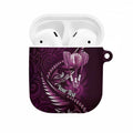 Personalised All Pink New Zealand Darts AirPods Case Aoteroa Fern Maori Galaxy Style - Aussie Hoodie