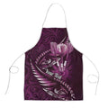 Personalised All Pink New Zealand Darts Apron Aoteroa Fern Maori Galaxy Style - Aussie Hoodie