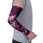 Personalised All Pink New Zealand Darts Arm Sleeves Aoteroa Fern Maori Galaxy Style - Aussie Hoodie