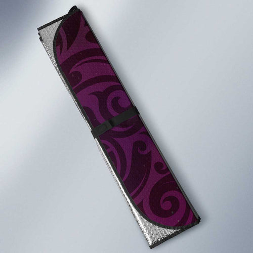 Personalised All Pink New Zealand Darts Auto Sun Shade Aoteroa Fern Maori Galaxy Style - Aussie Hoodie