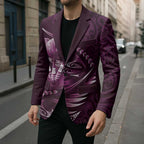 Personalised All Pink New Zealand Darts Blazer Aoteroa Fern Maori Galaxy Style - Aussie Hoodie