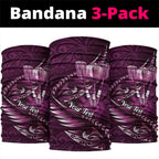 Personalised All Pink New Zealand Darts Neck Gaiter Aoteroa Fern Maori Galaxy Style - Aussie Hoodie