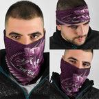 Personalised All Pink New Zealand Darts Neck Gaiter Aoteroa Fern Maori Galaxy Style - Aussie Hoodie