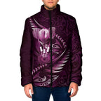 Personalised All Pink New Zealand Darts Padded Jacket Aoteroa Fern Maori Galaxy Style - Aussie Hoodie