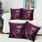 Personalised All Pink New Zealand Darts Pillow Cover Aoteroa Fern Maori Galaxy Style - Aussie Hoodie