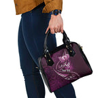 Personalised All Pink New Zealand Darts Shoulder Handbag Aoteroa Fern Maori Galaxy Style