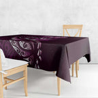 Personalised All Pink New Zealand Darts Tablecloth Aoteroa Fern Maori Galaxy Style