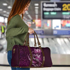 Personalised All Pink New Zealand Darts Travel Bag Aoteroa Fern Maori Galaxy Style - Aussie Hoodie