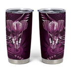 All Pink New Zealand Darts Tumbler Cup Aoteroa Fern Maori Galaxy Style