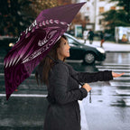 Personalised All Pink New Zealand Darts Umbrella Aoteroa Fern Maori Galaxy Style - Aussie Hoodie