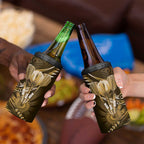 All Gold New Zealand Darts 4 in 1 Can Cooler Tumbler Aoteroa Fern Maori Galaxy Style