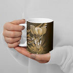 All Gold New Zealand Darts Ceramic Mug Aoteroa Fern Maori Galaxy Style - Aussie Hoodie