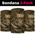 Personalised All Gold New Zealand Darts Neck Gaiter Aoteroa Fern Maori Galaxy Style - Aussie Hoodie