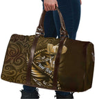 Personalised All Gold New Zealand Darts Travel Bag Aoteroa Fern Maori Galaxy Style - Aussie Hoodie