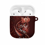 Personalised All Red New Zealand Darts AirPods Case Aoteroa Fern Maori Galaxy Style - Aussie Hoodie