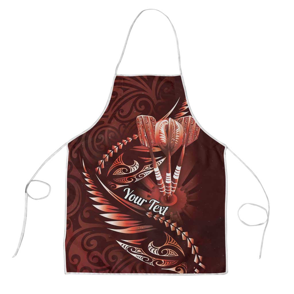 Personalised All Red New Zealand Darts Apron Aoteroa Fern Maori Galaxy Style - Aussie Hoodie