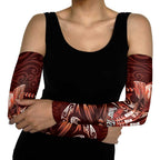 Personalised All Red New Zealand Darts Arm Sleeves Aoteroa Fern Maori Galaxy Style - Aussie Hoodie