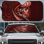 Personalised All Red New Zealand Darts Auto Sun Shade Aoteroa Fern Maori Galaxy Style - Aussie Hoodie
