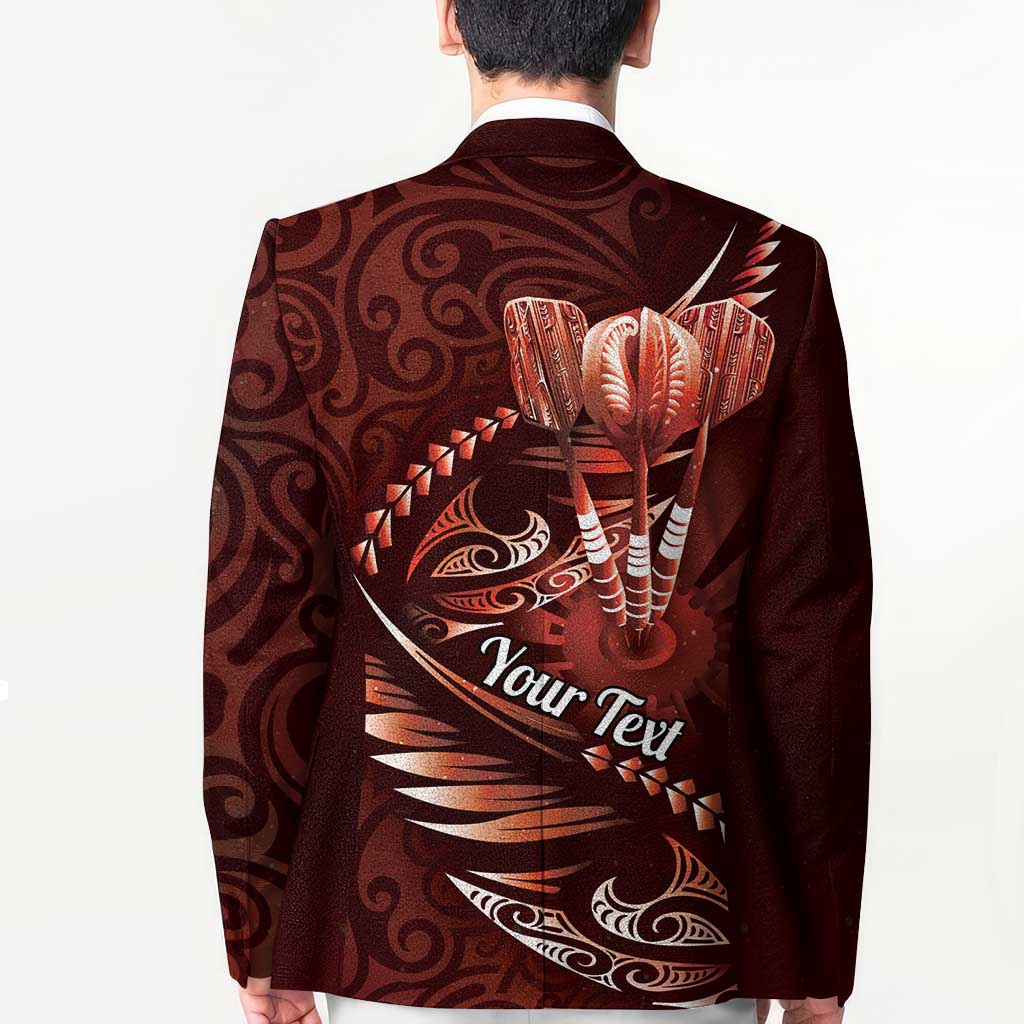 Personalised All Red New Zealand Darts Blazer Aoteroa Fern Maori Galaxy Style - Aussie Hoodie