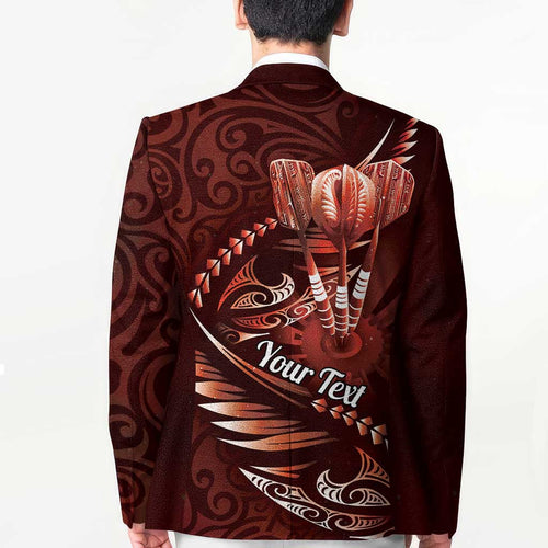 Personalised All Red New Zealand Darts Blazer Aoteroa Fern Maori Galaxy Style - Aussie Hoodie