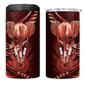 All Red New Zealand Darts 4 in 1 Can Cooler Tumbler Aoteroa Fern Maori Galaxy Style