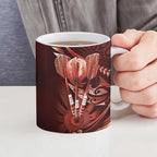 All Red New Zealand Darts Ceramic Mug Aoteroa Fern Maori Galaxy Style - Aussie Hoodie