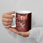 All Red New Zealand Darts Ceramic Mug Aoteroa Fern Maori Galaxy Style - Aussie Hoodie