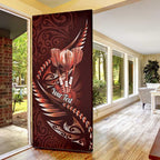 Personalised All Red New Zealand Darts Door Cover Aoteroa Fern Maori Galaxy Style - Aussie Hoodie