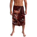 Personalised All Red New Zealand Darts Lavalava Aoteroa Fern Maori Galaxy Style
