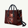 Personalised All Red New Zealand Darts Leather Bag Aoteroa Fern Maori Galaxy Style - Aussie Hoodie