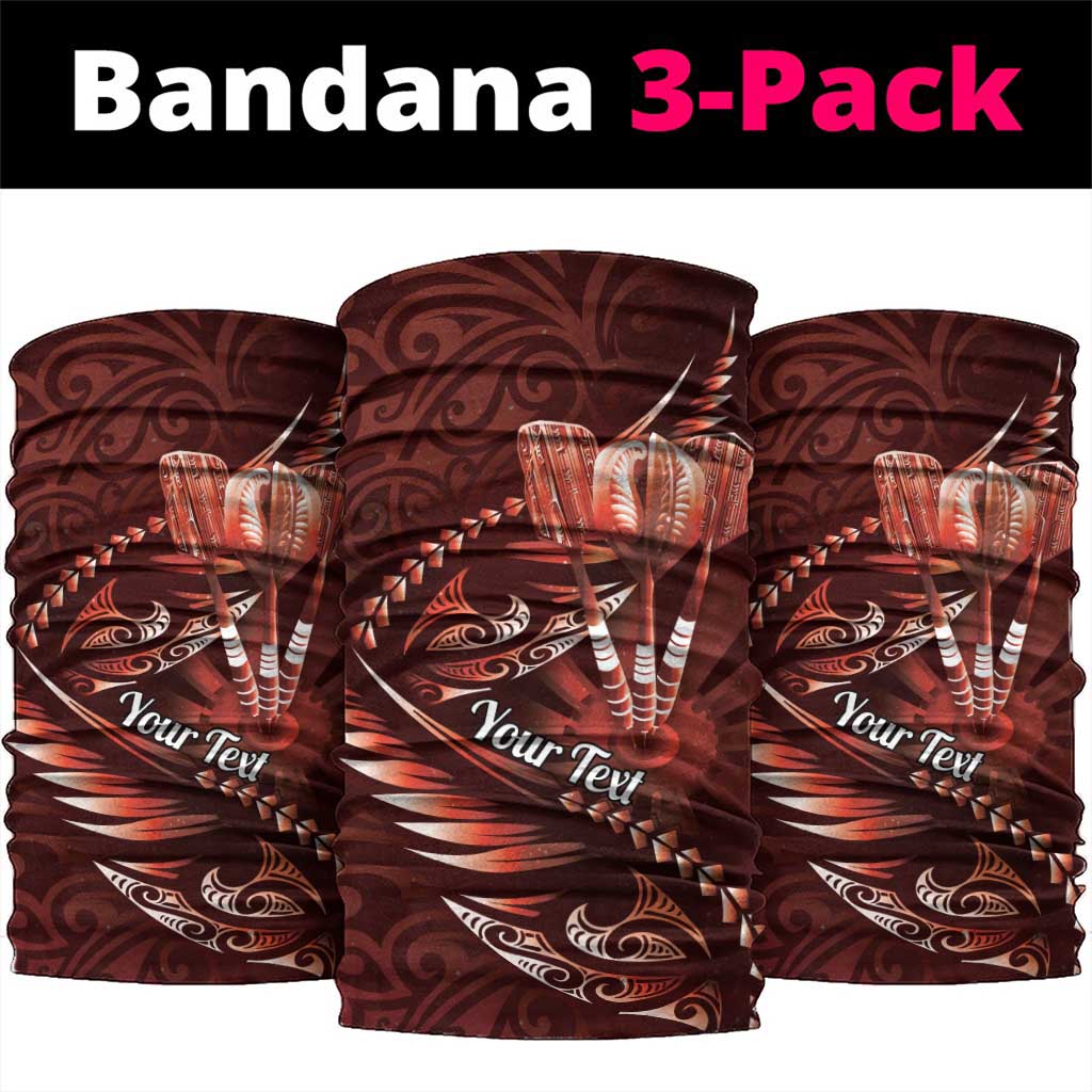 Personalised All Red New Zealand Darts Neck Gaiter Aoteroa Fern Maori Galaxy Style - Aussie Hoodie