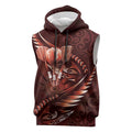 Personalised All Red New Zealand Darts Sleeveless Hoodie Aoteroa Fern Maori Galaxy Style - Aussie Hoodie